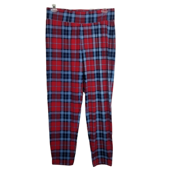 Lands' End Pants - Lands End Red & Blue Plaid Pant